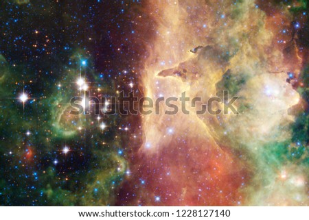 Nebula. Outer space image that is suitable for wallpaper. Elements of this image furnished by NASA.