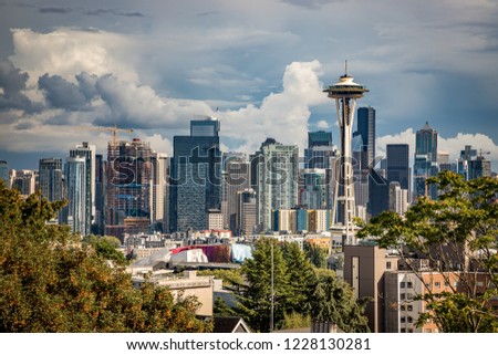 Skyline view of Seattle Washington
