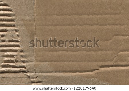 Worn and Torn Cardboard Texture