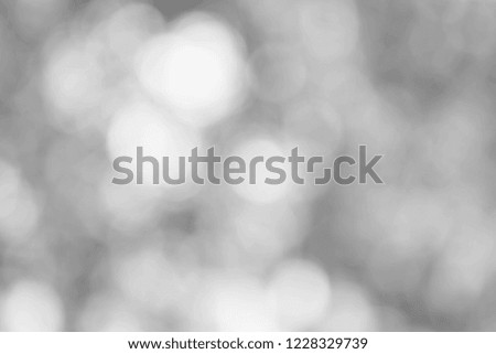 Gray bokeh blurred light abstract for background