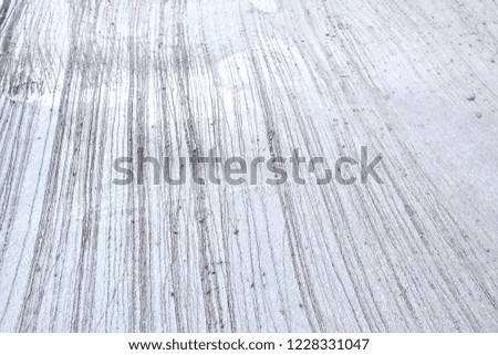 lose up pattern of cement floor and trace