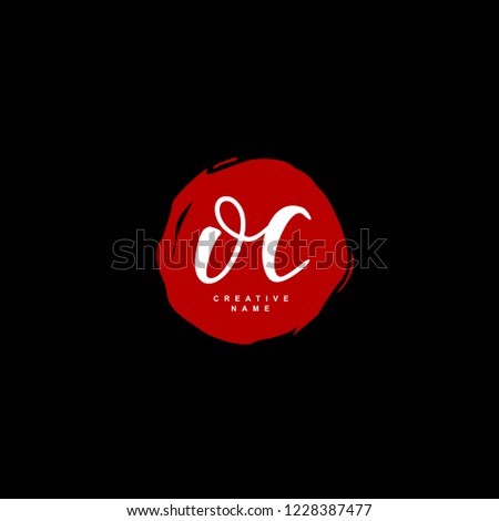 O C OC Initial logo template vector