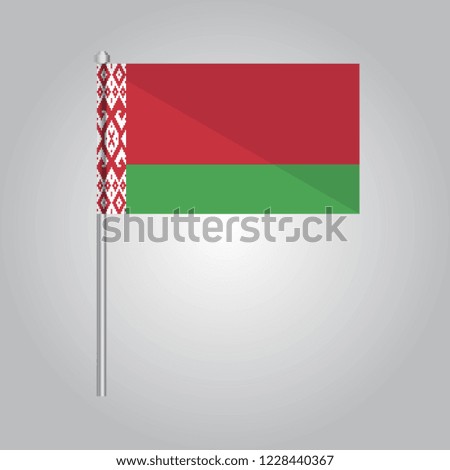 Belarus Icon vector illustration,National flag for country of Belarus isolated, banner vector illustration. Vector illustration eps10.