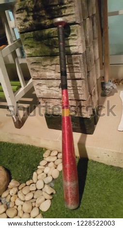  baseball bat red color