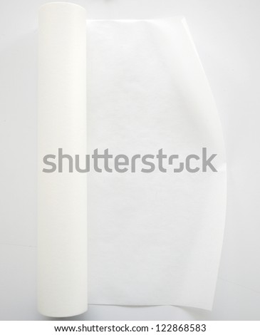 Tracing paper roll Royalty-Free Stock Photo #122868583