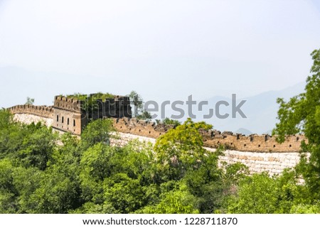 Beijing, China, Asia, great and magnificent ancient Great Wall