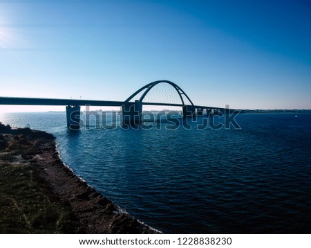 Fehmarnsund Bridge, Fehmarn Germany Royalty-Free Stock Photo #1228838230