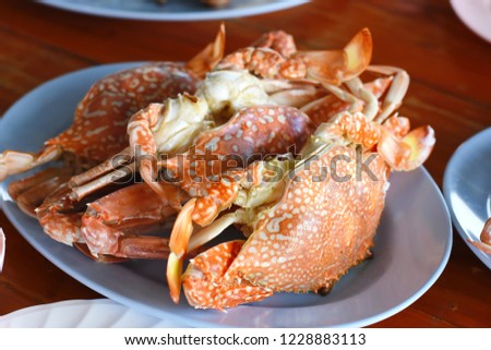 delicious Steamed crab