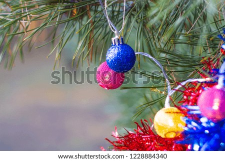 Christmas decorations for the Christmas tree