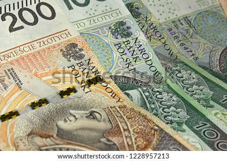one hundred and two hundred Polish zloty