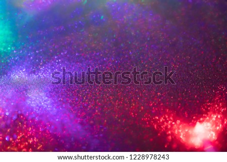 Abstract twinkled glittering Christmas background  - Red holiday backdrop