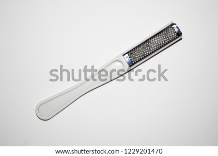 Double-sided Foot File Pedicure Tool Feet Dead Skin Coarse Callus Remover Foot Care Pedicure Tool Royalty-Free Stock Photo #1229201470