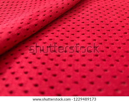 red cloth background, red cloth with dots hole, red background with sport cloth