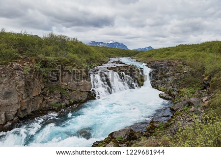 Iceland Landscape Stream