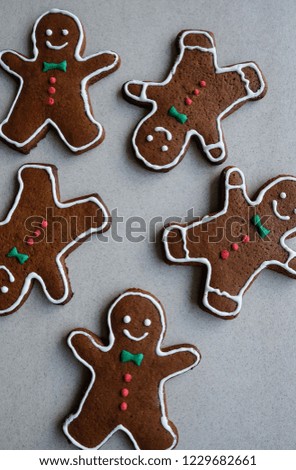 Homemade festive cookies / Popular Christmas Cookies / Choice pastries of many celebrating the festive season
