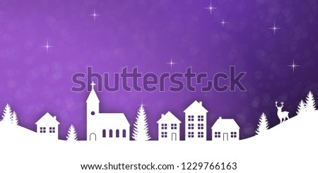 Winter Landscape - Christmas Village
