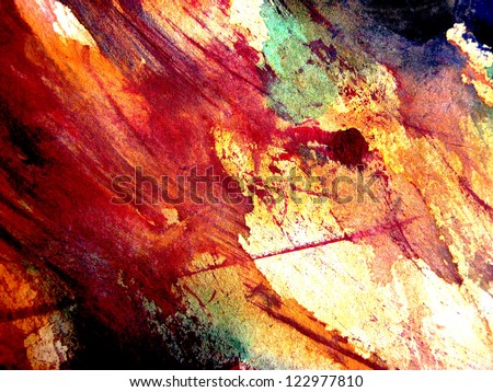 abstract background painting Royalty-Free Stock Photo #122977810