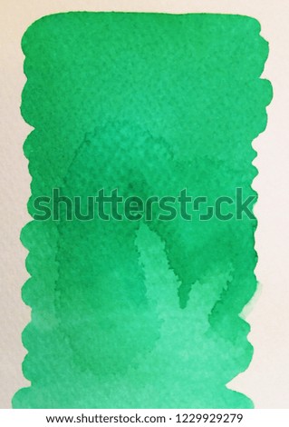 colorful paint brush watercolor 
on white paper background
