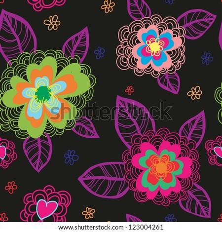 Floral seamless pattern.Seamless pattern can be used for wallpaper, pattern fills, web page background,surface textures.