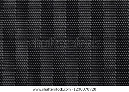 Close-up background of black fabric or abstract black fabric texture. Black background.