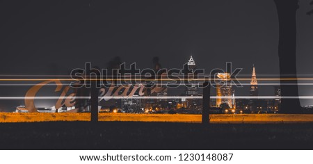 Cleveland Skyline at night