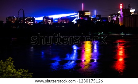 Minneapolis Downtown Nightscape