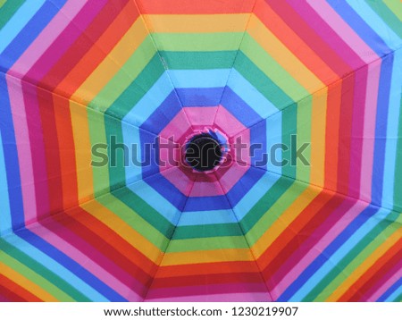 Rainbow Umbrella 3d