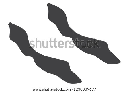 Map - Curacao Couple Set , Map of Curacao,Vector illustration eps 10.
