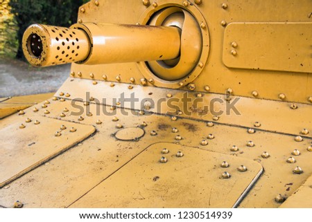 Historic italian tank 