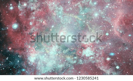 Dreamscape galaxy. Fantasy background. Elements of this image furnished by NASA.