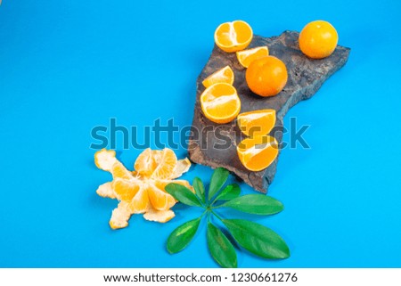 juicy orange tangerines