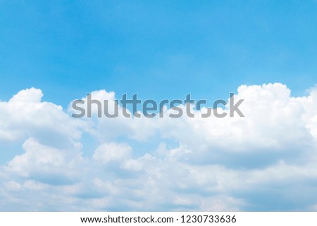sky beautiful, blue sky with clouds white, soft clouds on sky for background