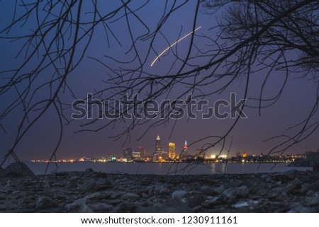 Cleveland city skyline