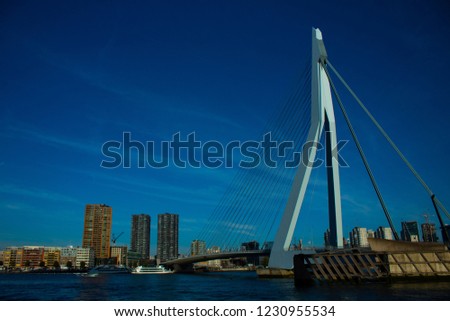 Erasmus bridge, Rotterdam - The Netherlands