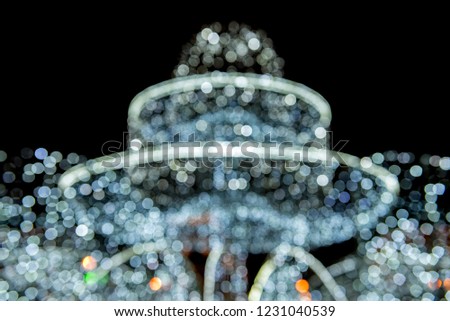 Abstract background with defocused lights