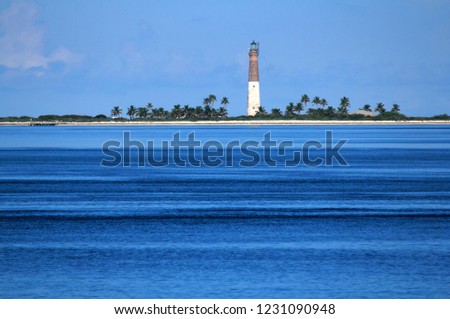Located in Dry Tortugas National Park, around seventy miles west of Key West, Loggerhead Lighthouse is considered one of the most isolated lighthouses in the United States