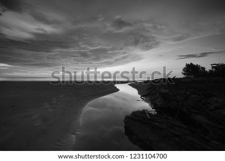 Black and white photography, landscape, seascape
