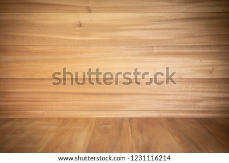 Abstract recycle wooden background for presentation products.