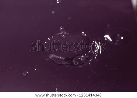 impact of water droplet