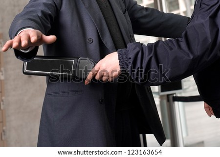Security check Royalty-Free Stock Photo #123163654