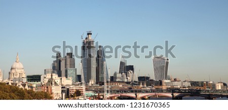 London Skyline with Saint Pauls Cathedral