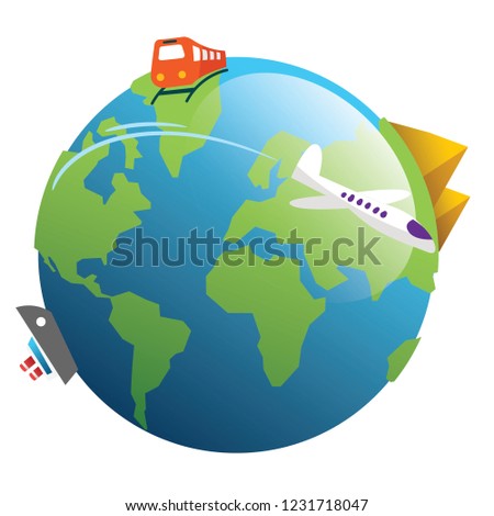 World travel tourist tourism day visit air ship train bus road rail travelling countries amazing places