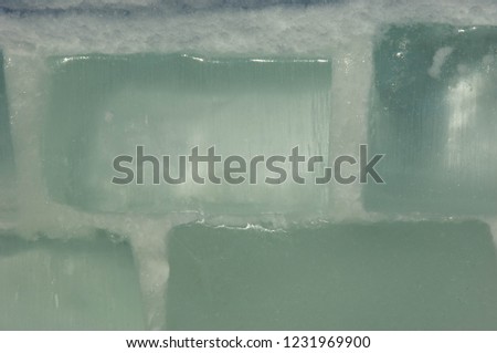 background texture pattern. Ice out of the water. abundant on the surface of the Earth - especially in the polar regions and above the snow track and as a usual form of precipitation and precipitation