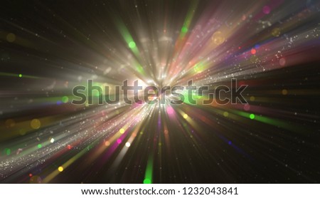 abstract gold background. fractal explosion star with gloss and lines. illustration beautiful.