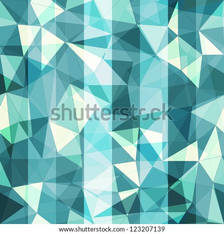 blue triangle seamless pattern