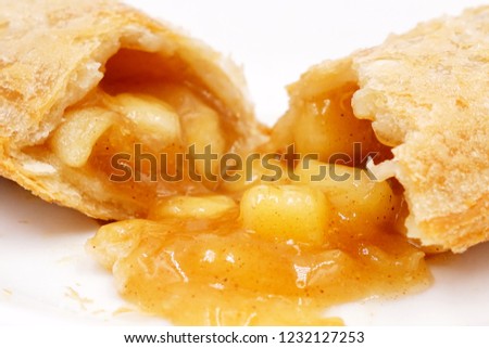 Crispy apple pie
 Royalty-Free Stock Photo #1232127253