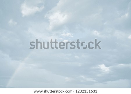 Natural sky background with clouds in light tonality. Abstract nature image for background use.