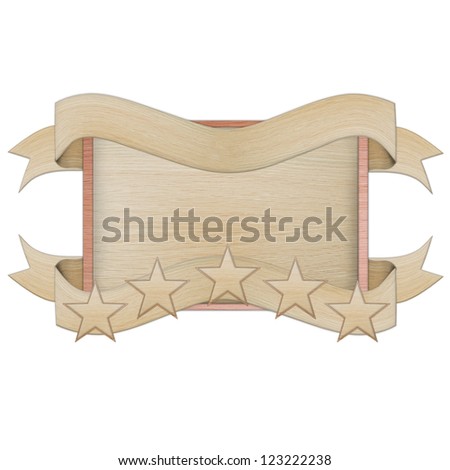 vintage banner label frame, wood cut style collection isolated on white background.