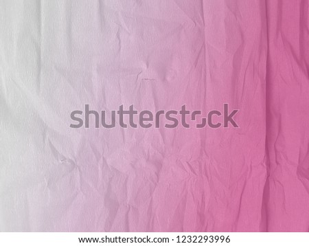 light pink crumbled folded paper decorative gradient surface grunge paint effect background