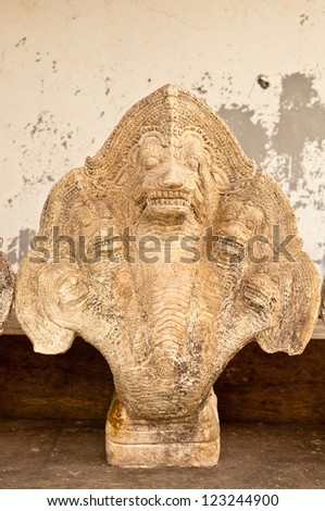 ancient snake sacral stature